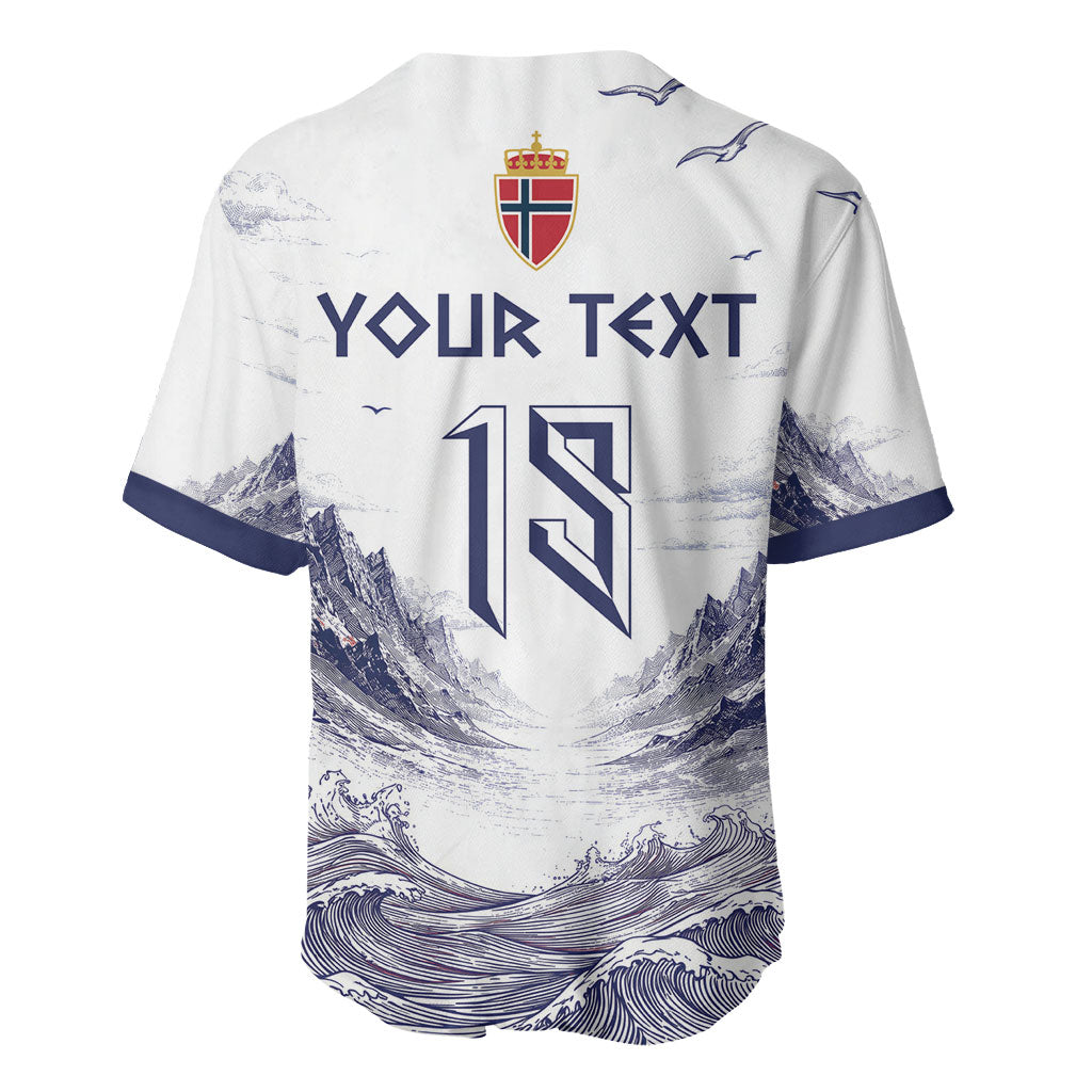 Custom Norway Football Baseball Jersey Ro Ro Ro Viking Glory