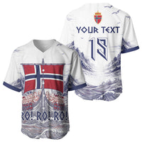 Custom Norway Football Baseball Jersey Ro Ro Ro Viking Glory