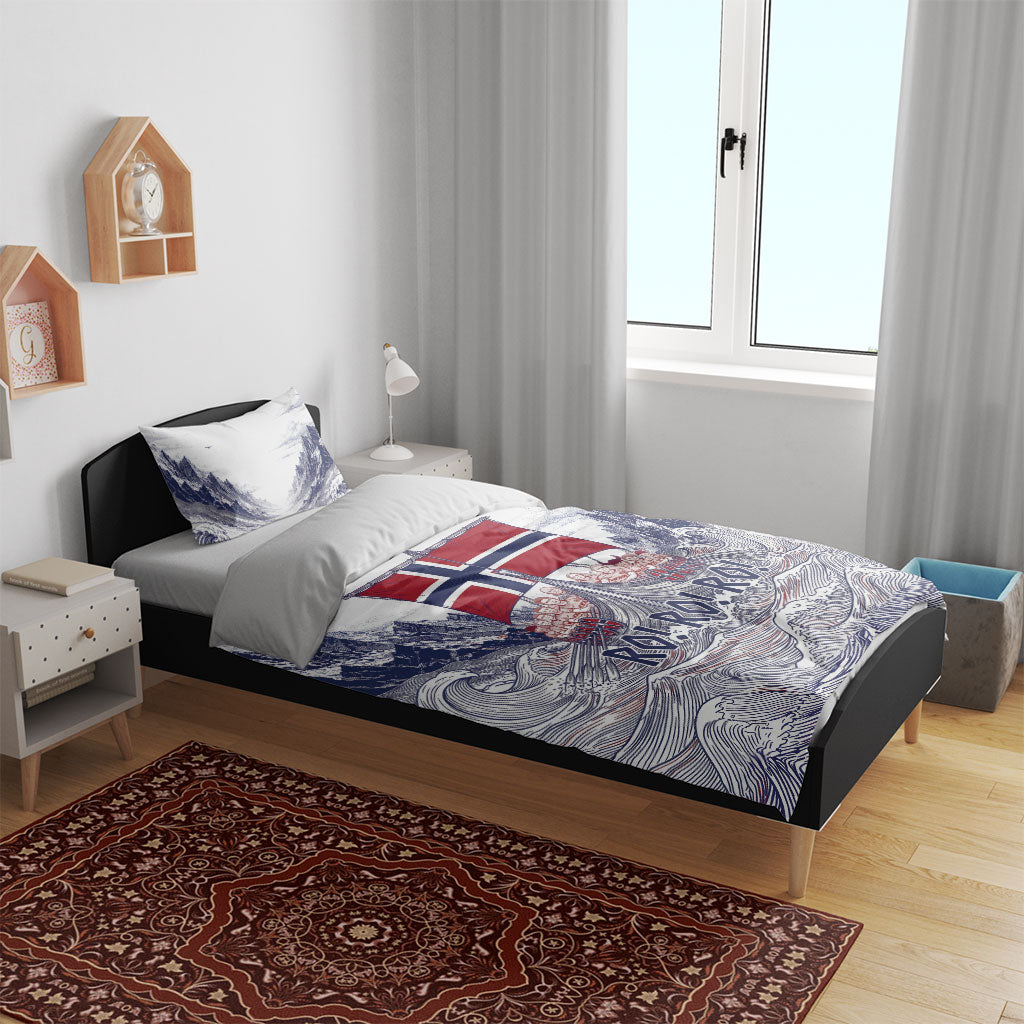 Norway Football Bedding Set Ro Ro Ro Viking Glory