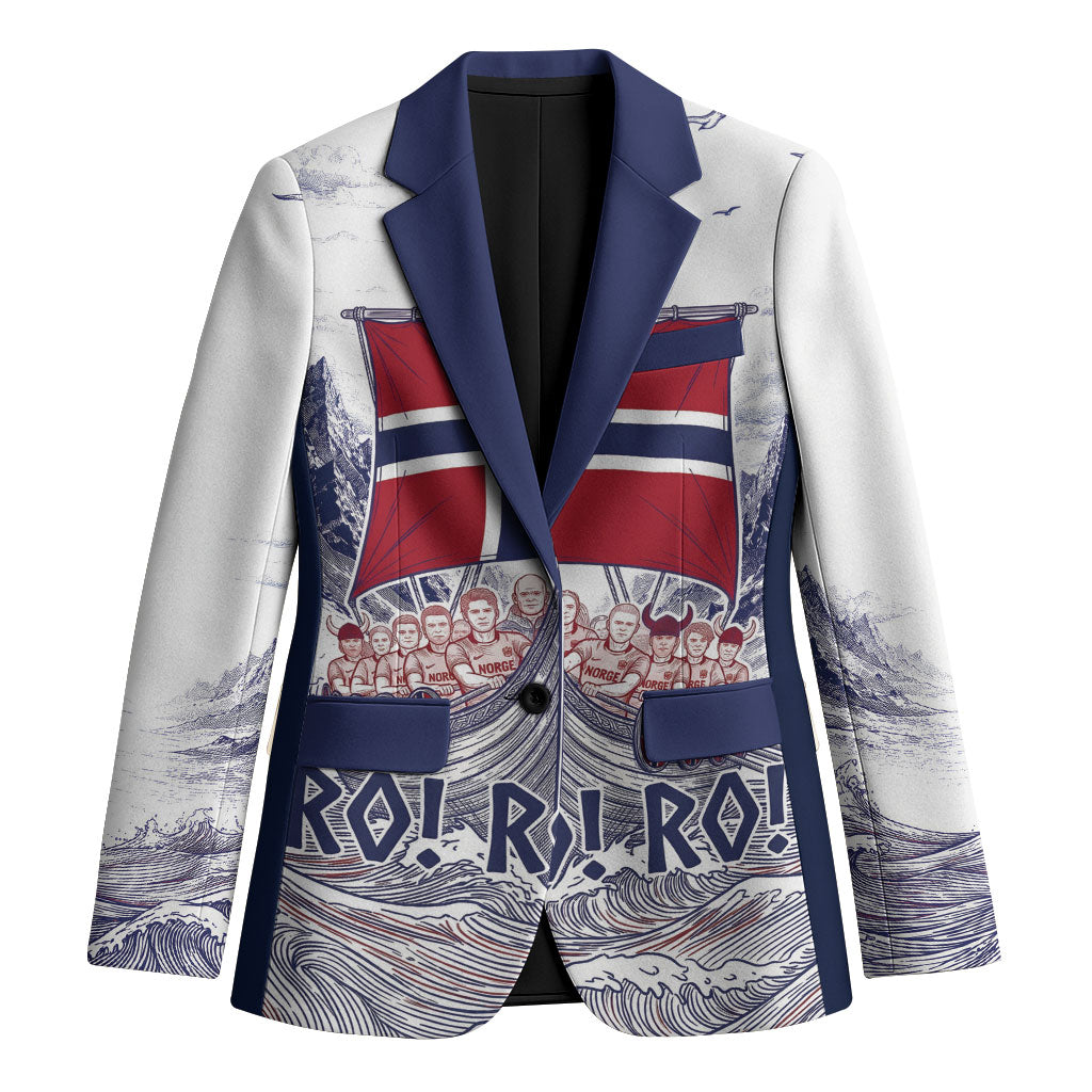 Custom Norway Football Blazer Ro Ro Ro Viking Glory