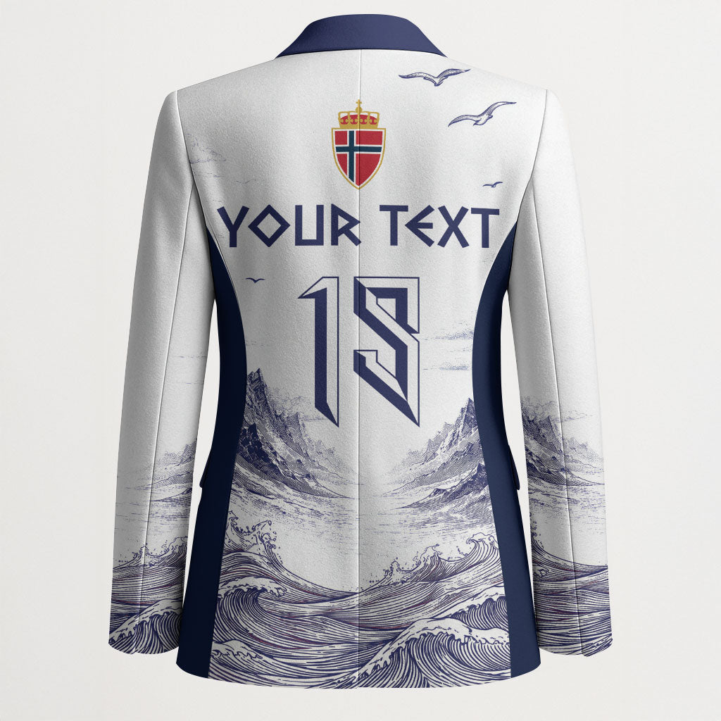 Custom Norway Football Blazer Ro Ro Ro Viking Glory