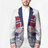 Custom Norway Football Blazer Ro Ro Ro Viking Glory