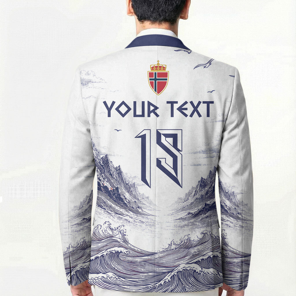 Custom Norway Football Blazer Ro Ro Ro Viking Glory