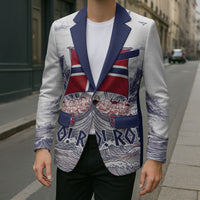 Custom Norway Football Blazer Ro Ro Ro Viking Glory