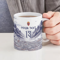 Custom Norway Football Ceramic Mug Ro Ro Ro Viking Glory