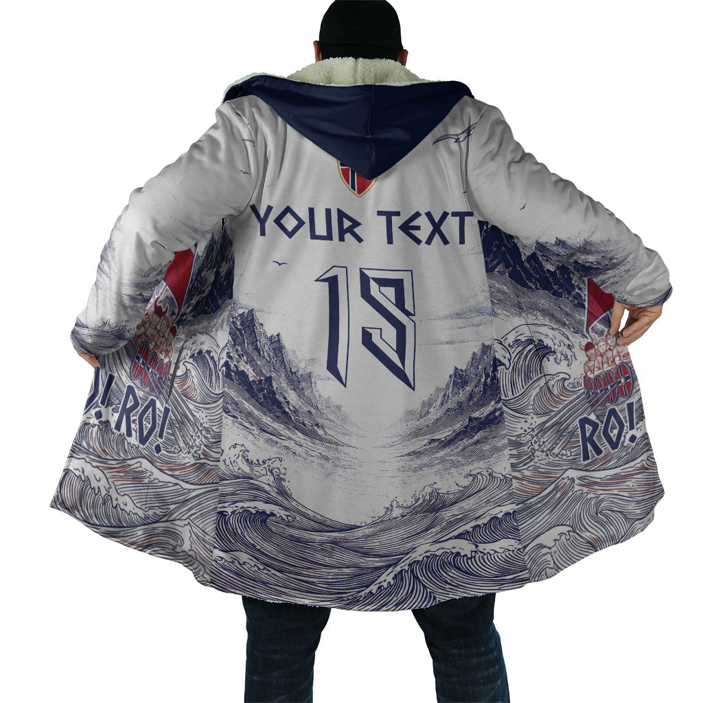 Custom Norway Football Cloak Ro Ro Ro Viking Glory
