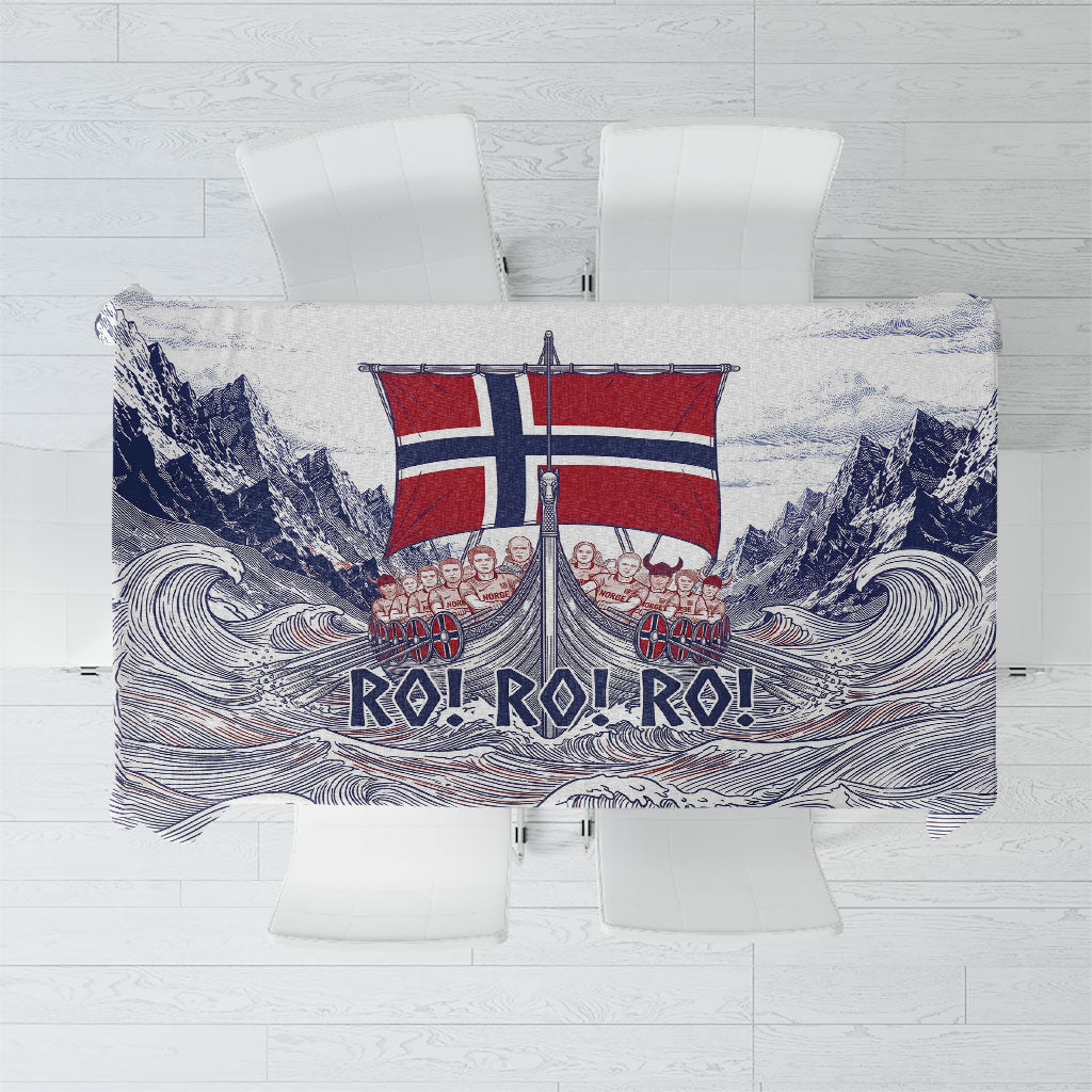 Norway Football Tablecloth Ro Ro Ro Viking Glory