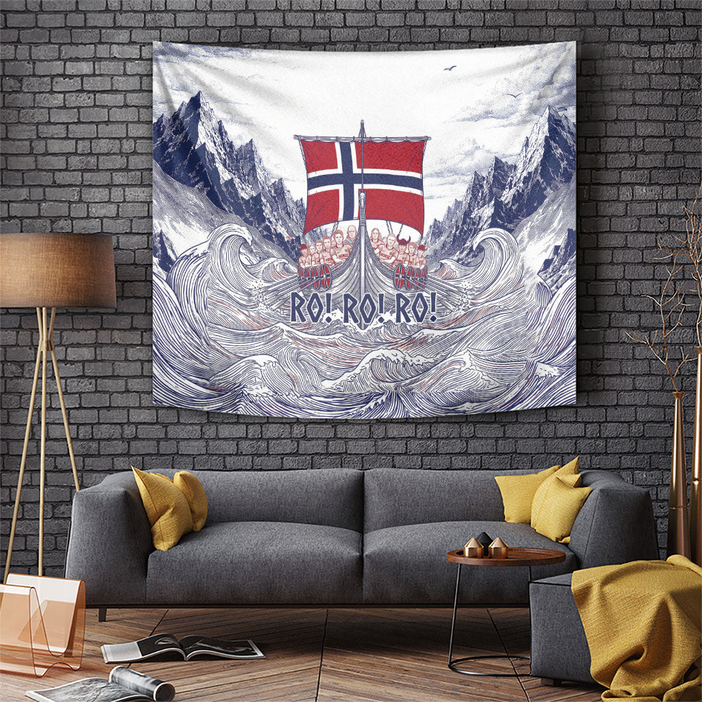 Norway Football Tapestry Ro Ro Ro Viking Glory