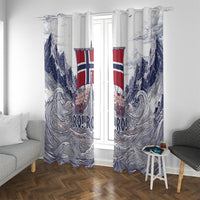 Norway Football Window Curtain Ro Ro Ro Viking Glory