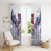 Norway Football Window Curtain Ro Ro Ro Viking Glory