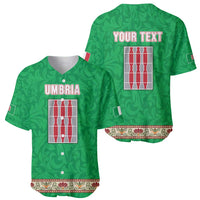 Personalized Italy Umbria Baseball Jersey Flag Style LT19