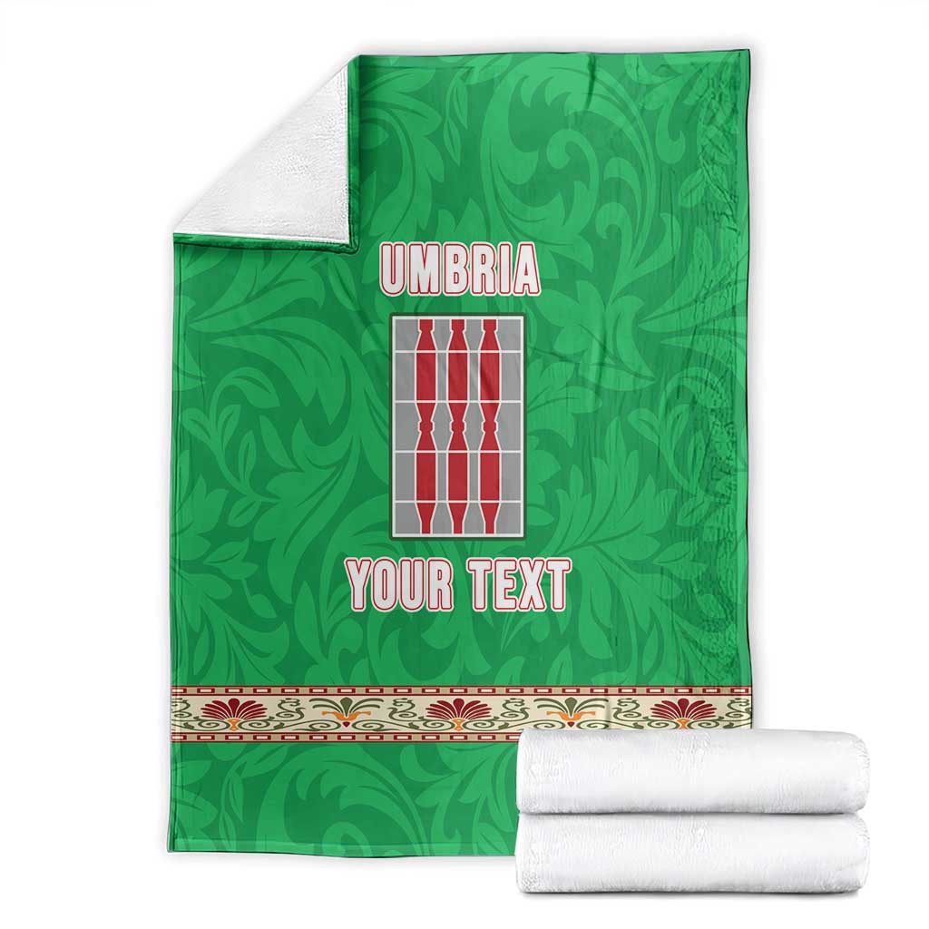 Personalized Italy Umbria Blanket Flag Style - Wonder Print Shop
