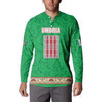 Personalized Italy Umbria Button Sweatshirt Flag Style LT19
