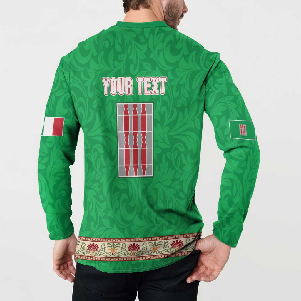 Personalized Italy Umbria Button Sweatshirt Flag Style LT19