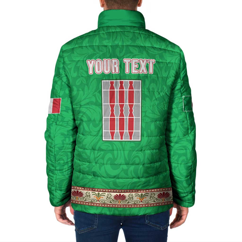 Personalized Italy Umbria Padded Jacket Flag Style LT19