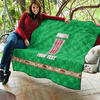 Personalized Italy Umbria Quilt Flag Style - Wonder Print Shop