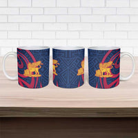 Italy Veneto Ceramic Mug Emblem With Flag Style - Wonder Print Shop
