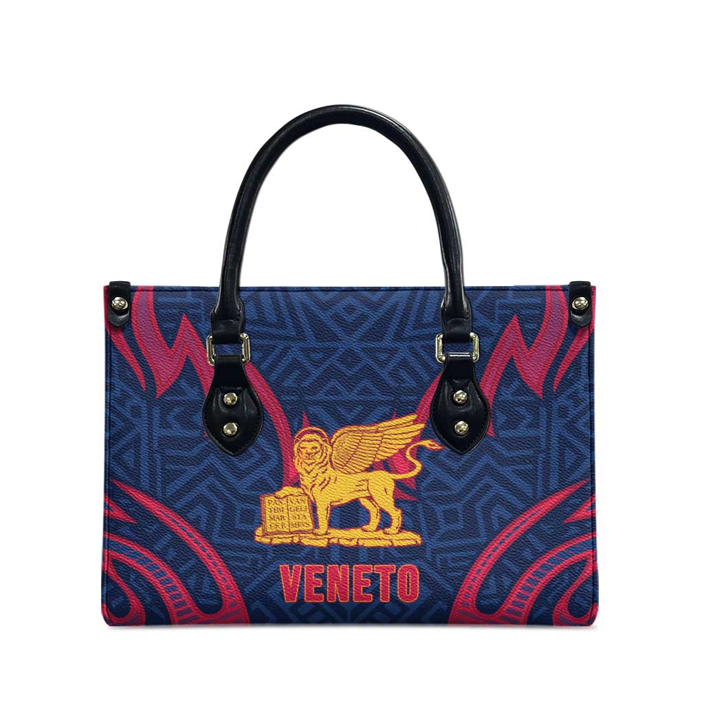 Italy Veneto Leather Bag Emblem With Flag Style - Wonder Print Shop