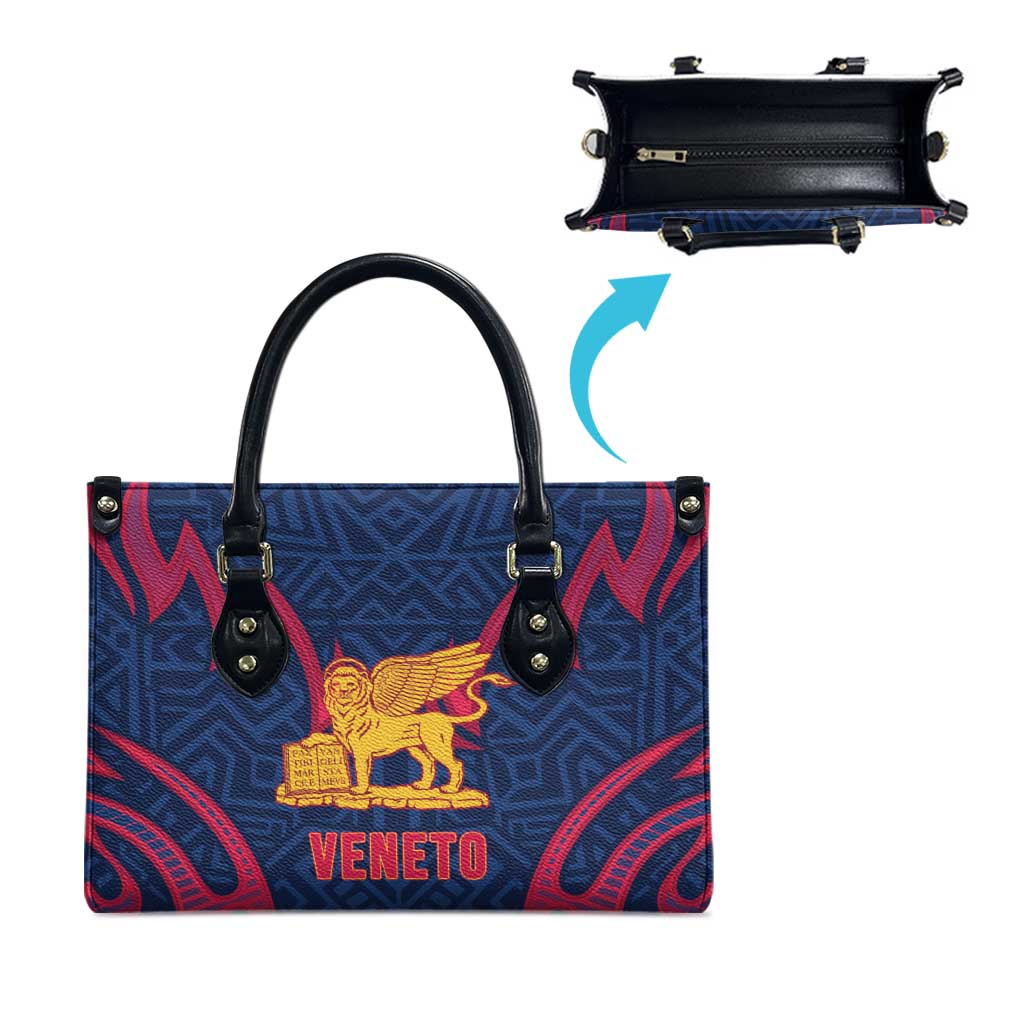 Italy Veneto Leather Bag Emblem With Flag Style - Wonder Print Shop