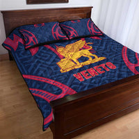 Italy Veneto Quilt Bed Set Emblem With Flag Style - Wonder Print Shop
