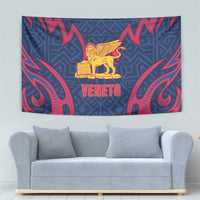 Italy Veneto Tapestry Emblem With Flag Style - Wonder Print Shop