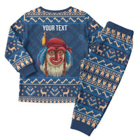 Personalized Romania Christmas Pajama Set Romanian Traditional Masks - Wonder Print Shop