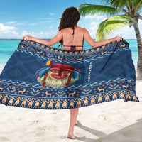 Personalized Romania Christmas Sarong Romanian Traditional Masks - Wonder Print Shop