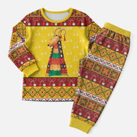 Personalized Moldova Christmas Pajama Set Capra Goat Folk Costume - Wonder Print Shop