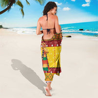 Personalized Moldova Christmas Sarong Capra Goat Folk Costume - Wonder Print Shop