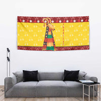 Personalized Moldova Christmas Tapestry Capra Goat Folk Costume - Wonder Print Shop