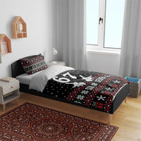 Six Seven Skeleton Hand Christmas Bedding Set Meme Gen Alpha Slang - Wonder Print Shop