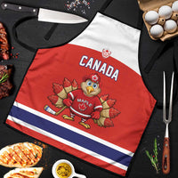 Canada Ice Hockey Apron Maple Leaf Turkey Mascot