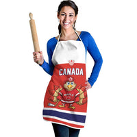 Canada Ice Hockey Apron Maple Leaf Turkey Mascot
