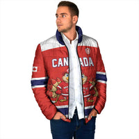 Canada Ice Hockey Custom Padded Jacket Maple Leaf Turkey Mascot