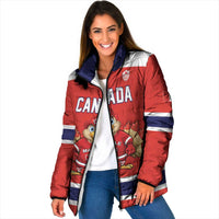 Canada Ice Hockey Custom Padded Jacket Maple Leaf Turkey Mascot