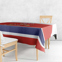 Canada Ice Hockey Tablecloth Maple Leaf Turkey Mascot