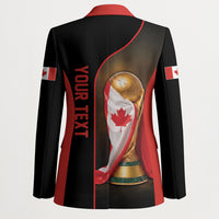 Personalized Canada Football 2026 Blazer Trophy Flag Pride Art