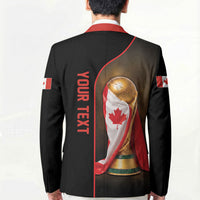 Personalized Canada Football 2026 Blazer Trophy Flag Pride Art