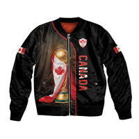Personalized Canada Football 2026 Bomber Jacket Trophy Flag Pride Art