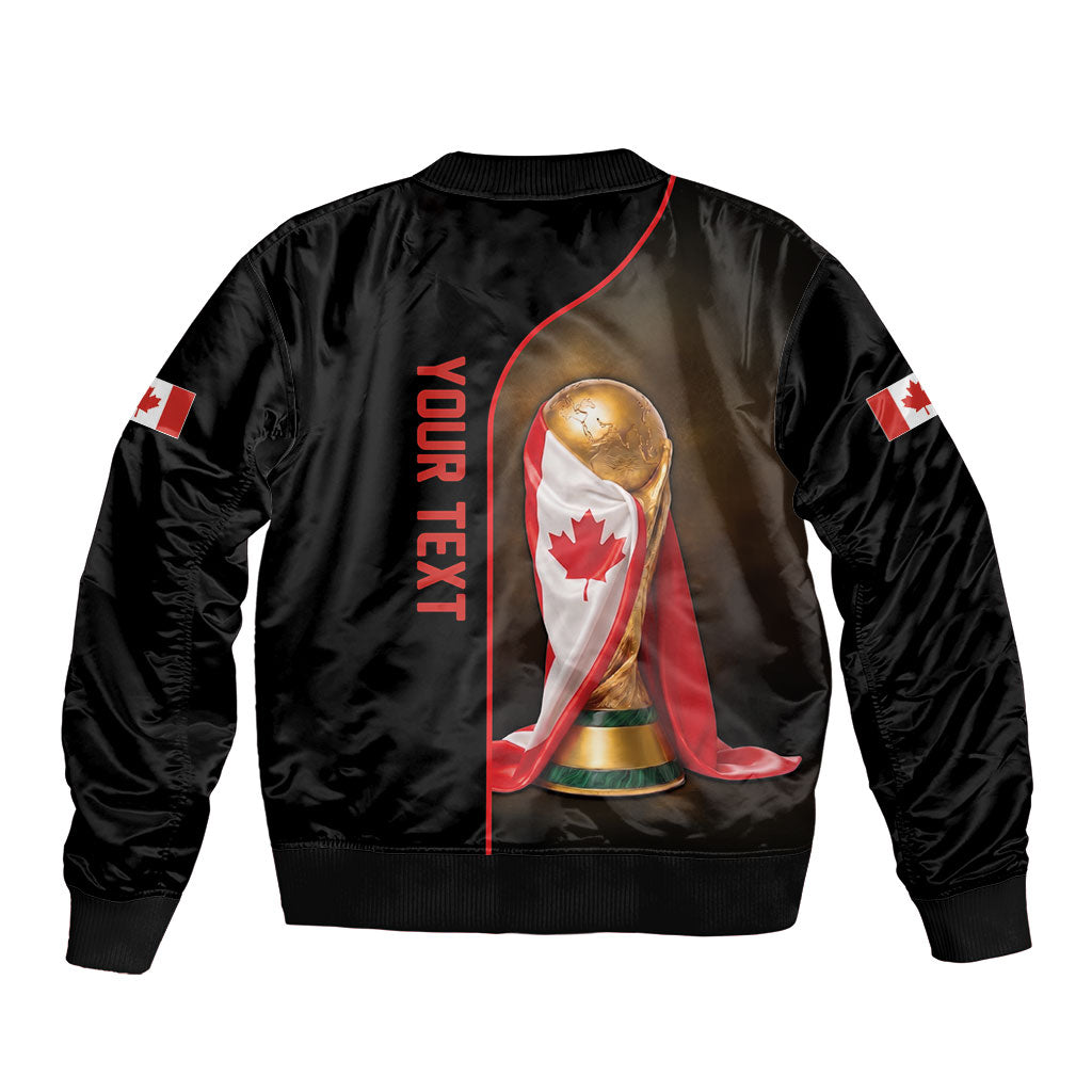 Personalized Canada Football 2026 Bomber Jacket Trophy Flag Pride Art