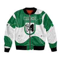 Personalized Italy Marche Bomber Jacket Flag Style LT19
