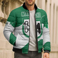 Personalized Italy Marche Bomber Puffer Jacket Flag Style LT19