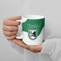 Personalized Italy Marche Ceramic Mug Flag Style - Wonder Print Shop