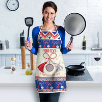 Personalized Moldova Christmas Apron Martisor Moldova Traditional - Wonder Print Shop
