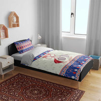 Personalized Moldova Christmas Bedding Set Martisor Moldova Traditional - Wonder Print Shop