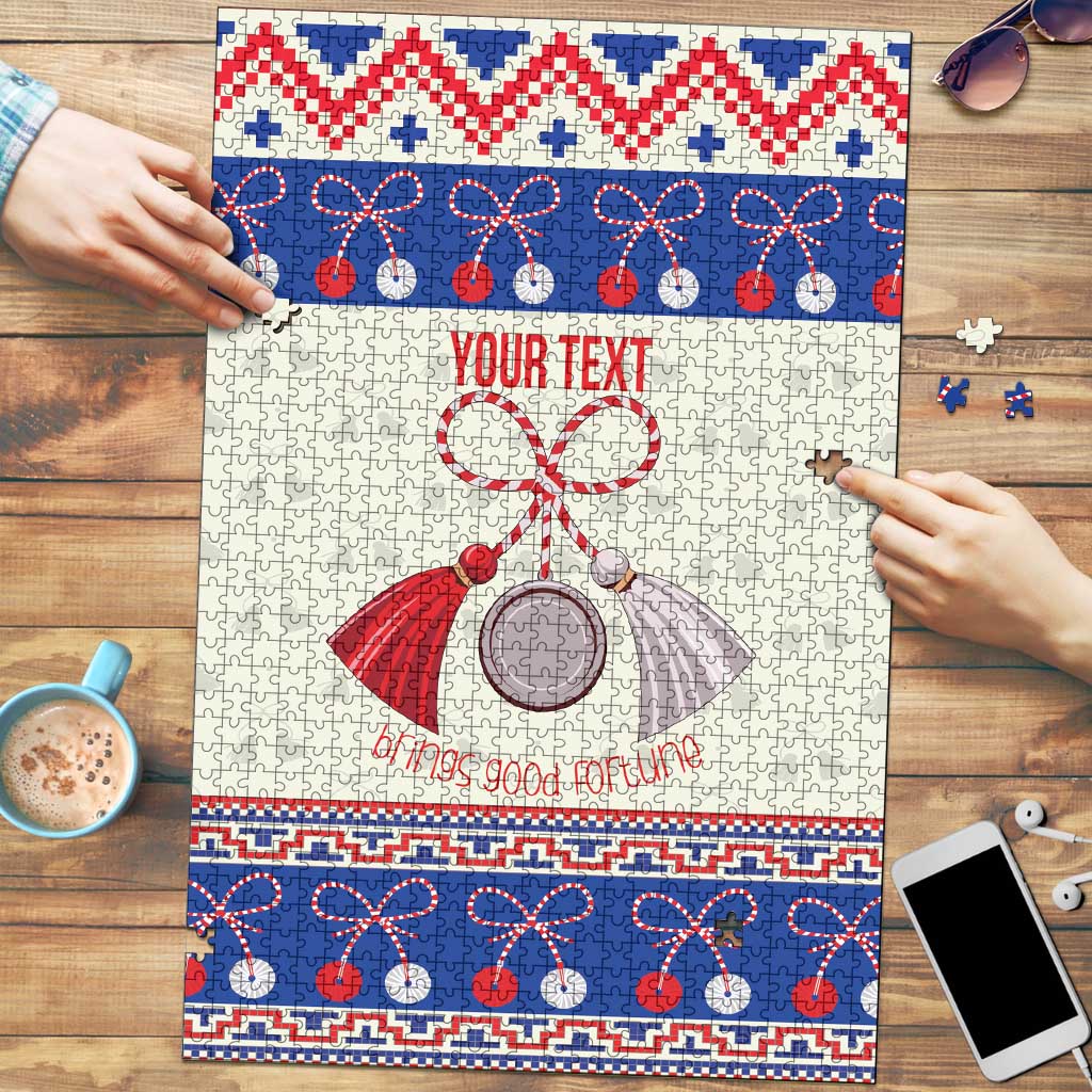 Personalized Moldova Christmas Puzzle Martisor Moldova Traditional - Wonder Print Shop