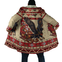 Albania Christmas Cloak Double Headed Eagle Santa Sleigh
