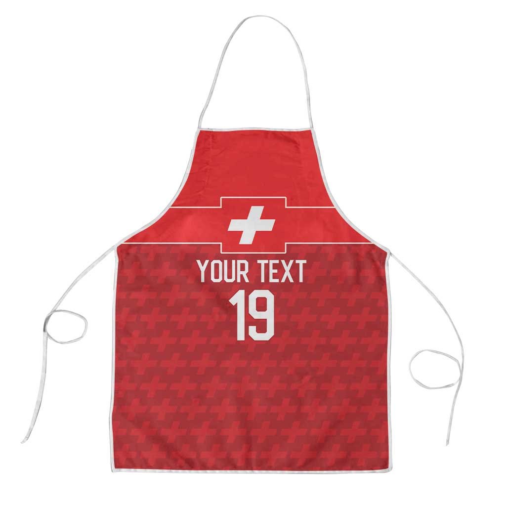 Custom World Football 2026 Switzerland Apron Schweiz Hopp Schwiiz - Wonder Print Shop