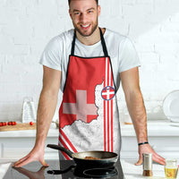 Italy Piedmont Apron Map With Flag Style - Wonder Print Shop