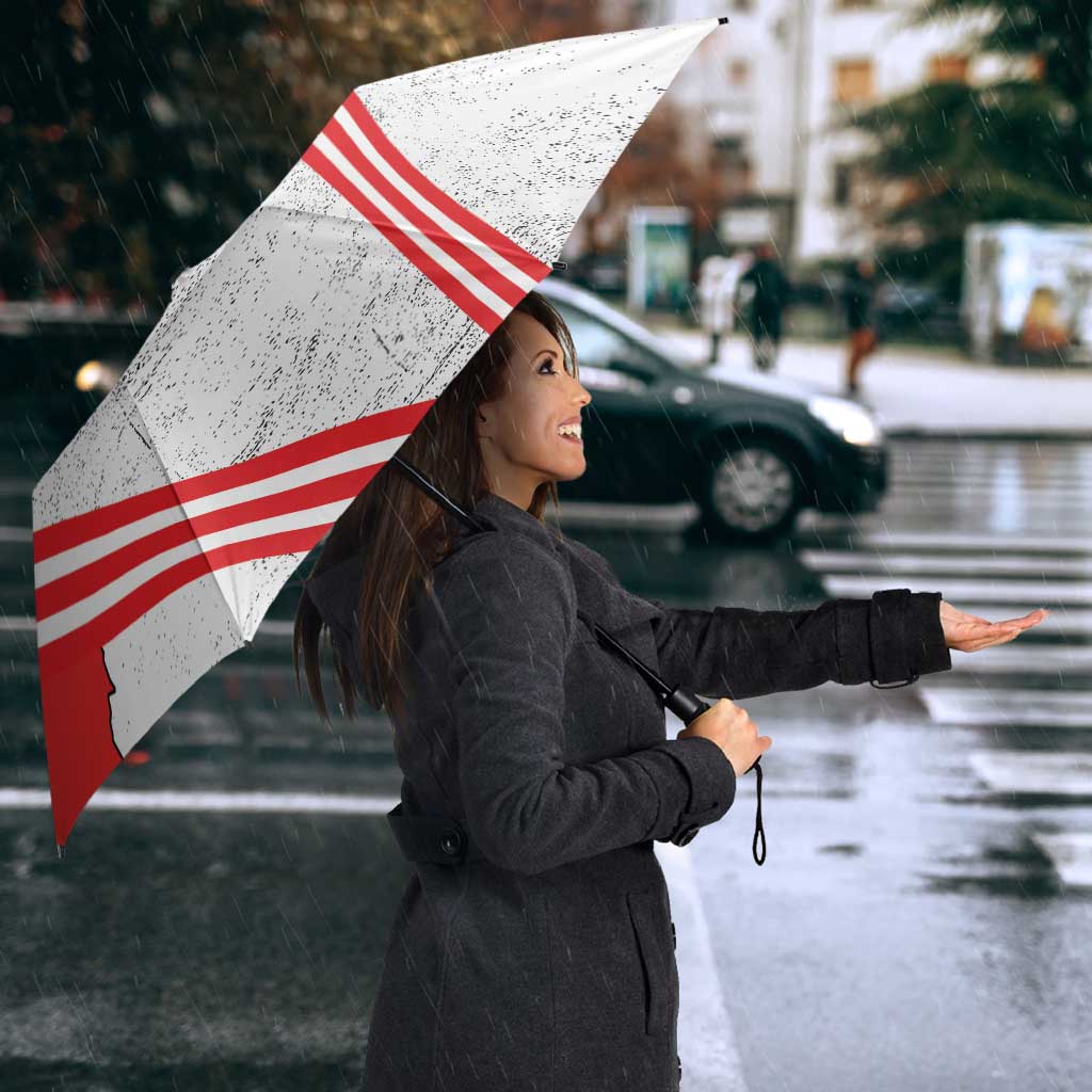 Italy Piedmont Umbrella Map With Flag Style - Wonder Print Shop